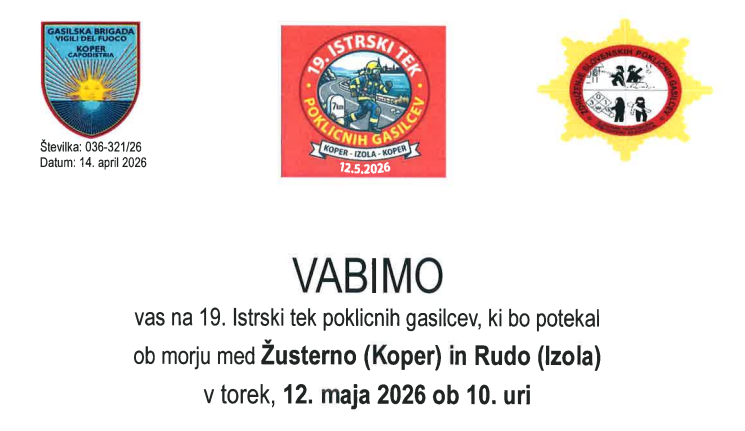 Vabilo na Istrski tek