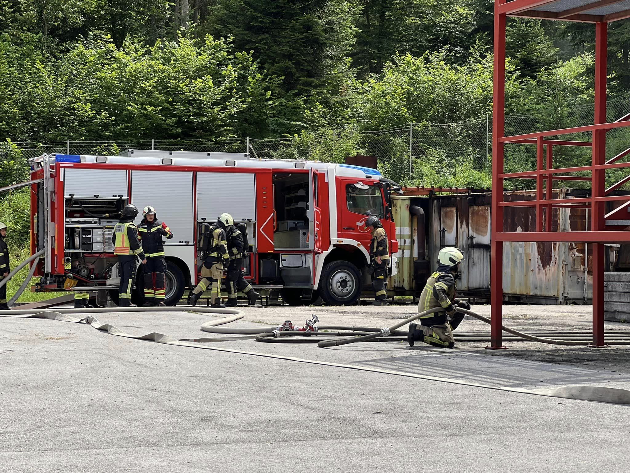 Zaključek gasilske šole na Igu