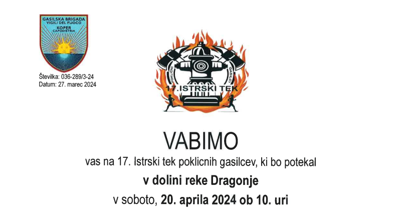 Vabilo na Istrski tek