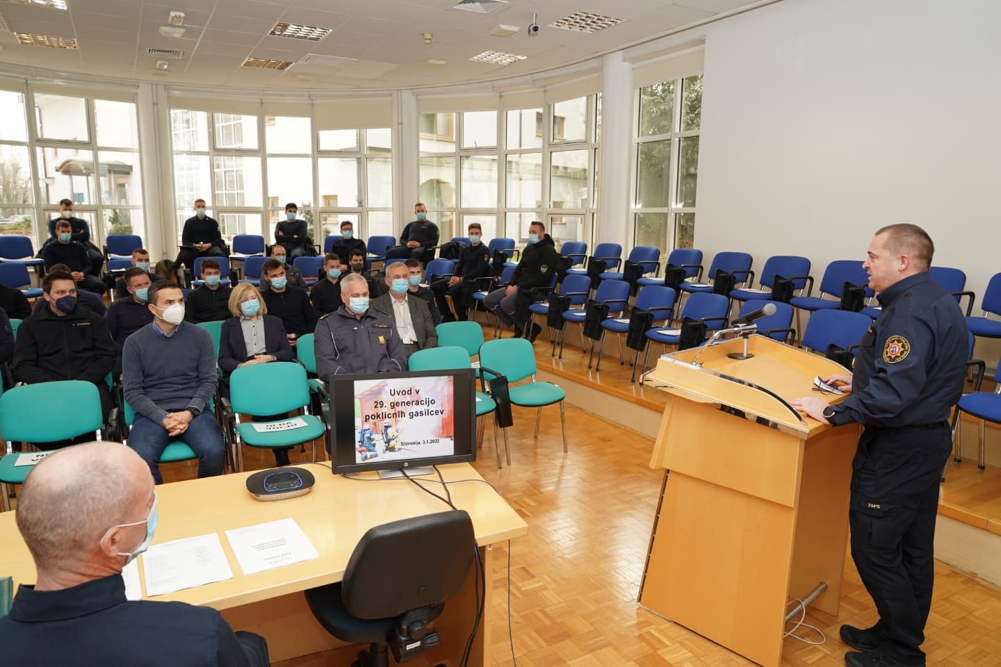Usposabljanje za poklicnega gasilca začela 29. generacija