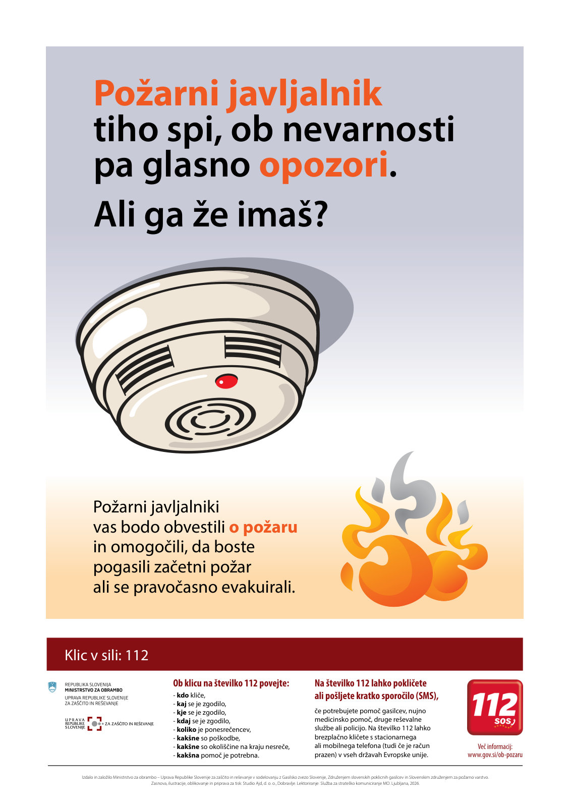 Oktober - mesec požarne varnosti