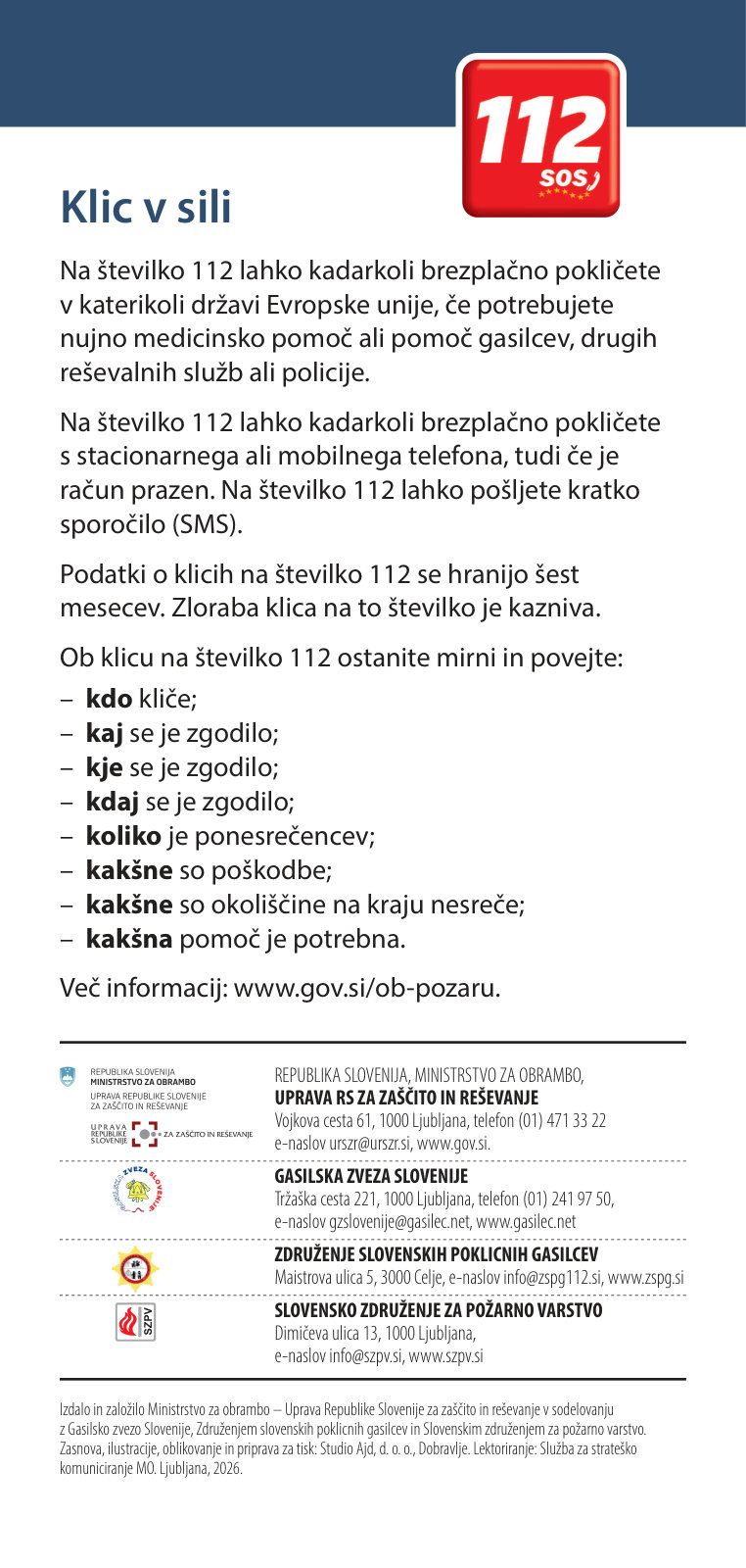Oktober - mesec požarne varnosti