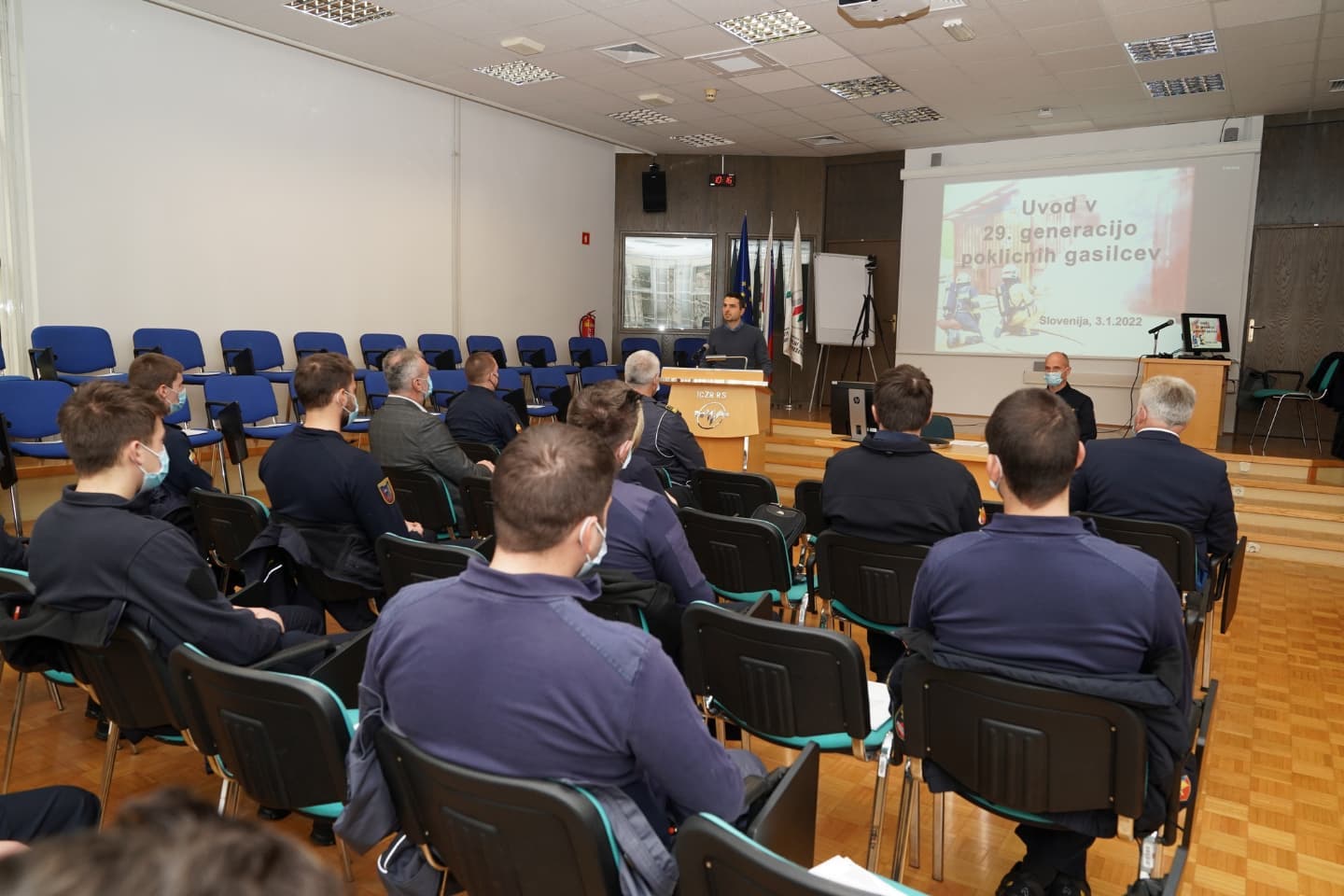 Usposabljanje za poklicnega gasilca začela 29. generacija